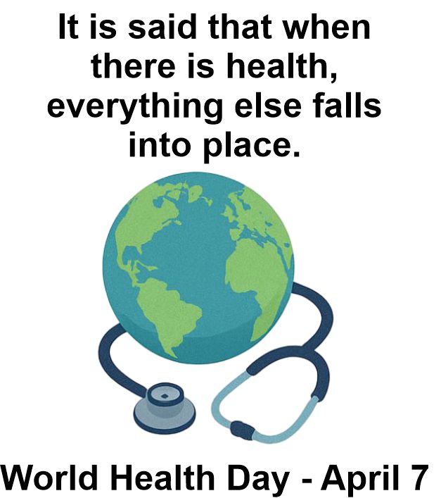 30. 2025. 04. 07. It is said - Salud. With health everything is easier